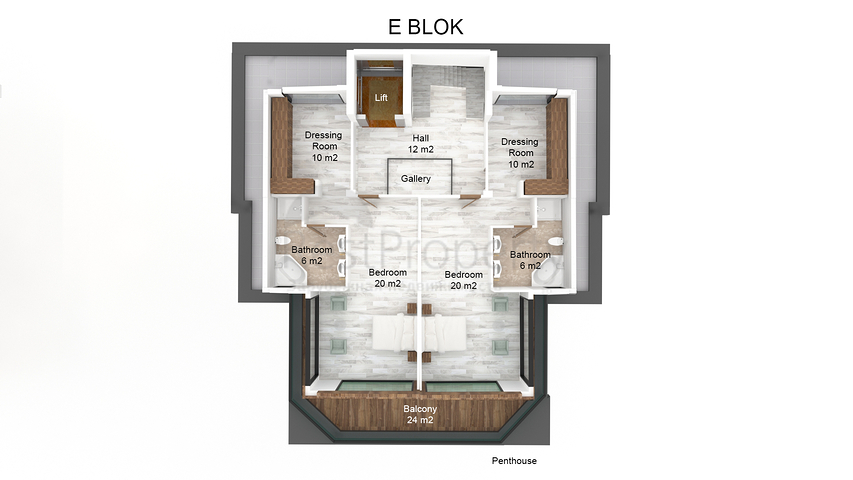 اطلالة بحر - مشروع قيد الانشاء - فلل مستقلة - في كارجي جاك /الانيا 