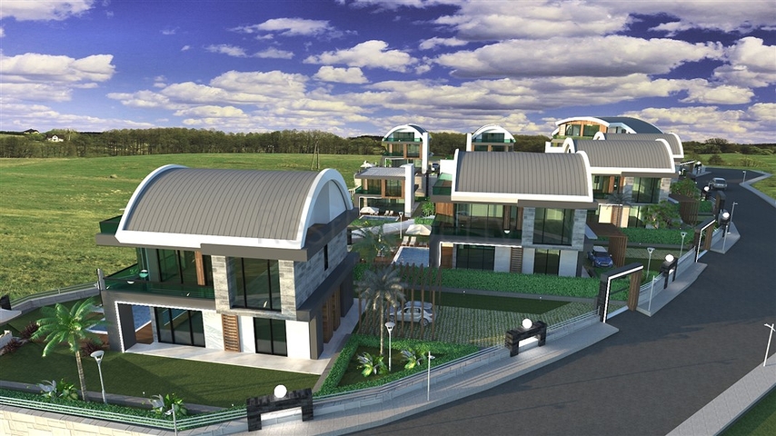 اطلالة بحر - مشروع قيد الانشاء - فلل مستقلة - في كارجي جاك /الانيا 