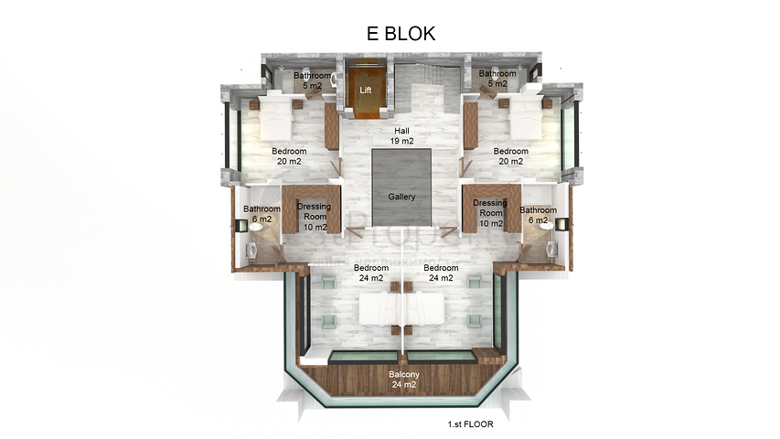 اطلالة بحر - مشروع قيد الانشاء - فلل مستقلة - في كارجي جاك /الانيا 