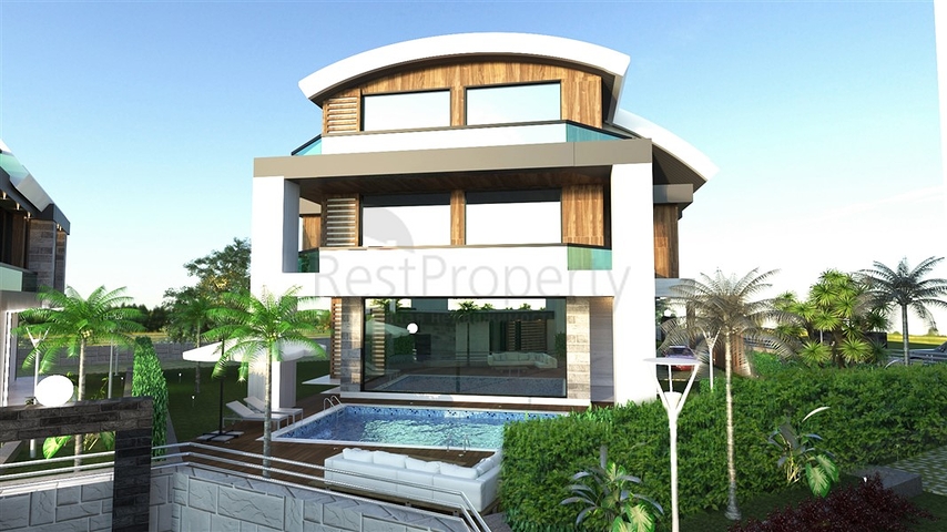 اطلالة بحر - مشروع قيد الانشاء - فلل مستقلة - في كارجي جاك /الانيا 