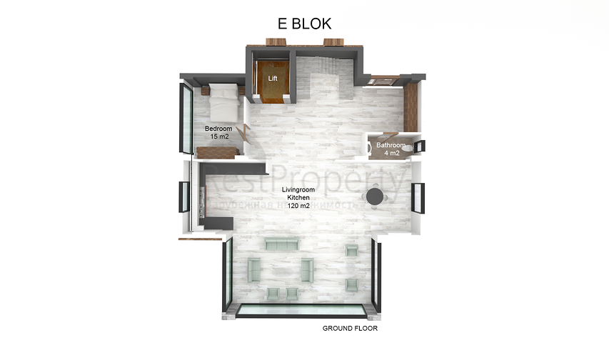 اطلالة بحر - مشروع قيد الانشاء - فلل مستقلة - في كارجي جاك /الانيا 
