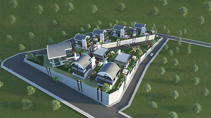 اطلالة بحر - مشروع قيد الانشاء - فلل مستقلة - في كارجي جاك /الانيا 