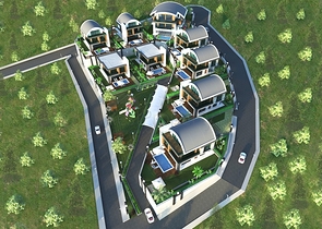 اطلالة بحر - مشروع قيد الانشاء - فلل مستقلة - في كارجي جاك /الانيا 