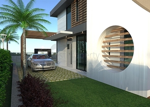 اطلالة بحر - مشروع قيد الانشاء - فلل مستقلة - في كارجي جاك /الانيا 