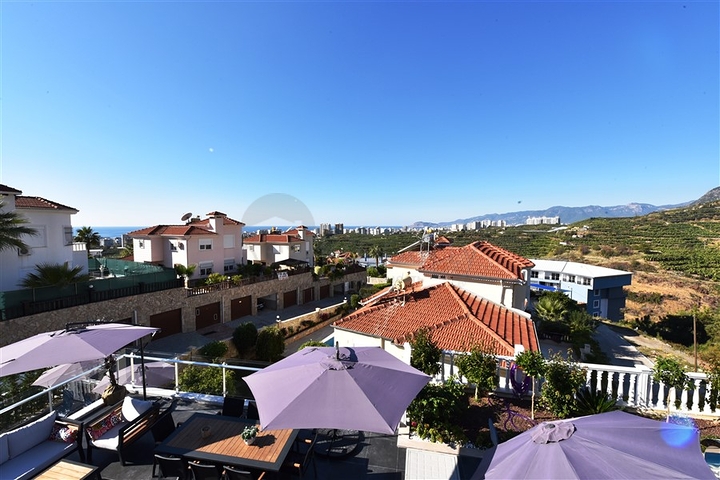 اطلالة بحر - تراس واسع - فيلا مفروشة فاخرة في كارجي جاك / الانيا 