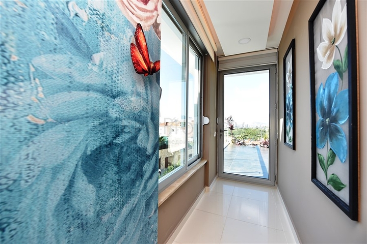 اطلالة بحر - تراس واسع - فيلا مفروشة فاخرة في كارجي جاك / الانيا 