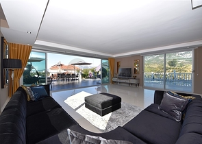 اطلالة بحر - تراس واسع - فيلا مفروشة فاخرة في كارجي جاك / الانيا 