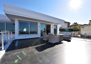 اطلالة بحر - تراس واسع - فيلا مفروشة فاخرة في كارجي جاك / الانيا 