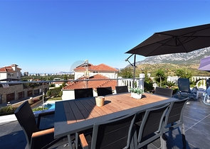 اطلالة بحر - تراس واسع - فيلا مفروشة فاخرة في كارجي جاك / الانيا 