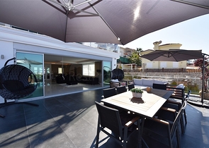 اطلالة بحر - تراس واسع - فيلا مفروشة فاخرة في كارجي جاك / الانيا 