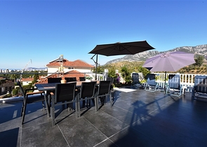 اطلالة بحر - تراس واسع - فيلا مفروشة فاخرة في كارجي جاك / الانيا 