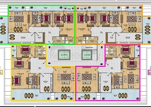شقق عائلية ضمن مجمع خمس نجوم في مهموتلار / الانيا 