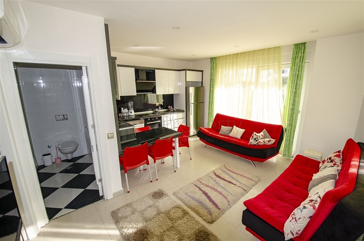 1 +1 شقة مع الأثاث في Hurma Konyaalti 