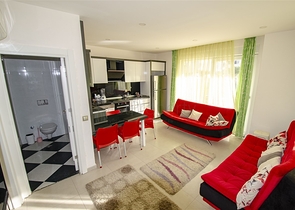 1 +1 شقة مع الأثاث في Hurma Konyaalti 