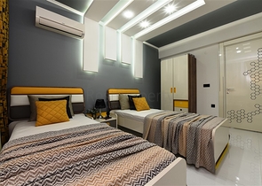 اطلالة بحر وميناء  مباشرة - شقة 3 غرف وصالة - بناء حديث - مركز الانيا 