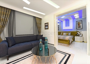 اطلالة بحر وميناء  مباشرة - شقة 3 غرف وصالة - بناء حديث - مركز الانيا 