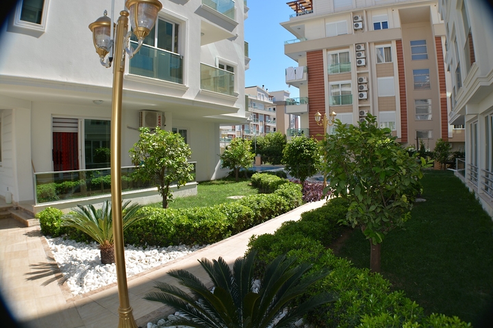 شقة بغرفة نوم واحدة مع أثاث في ليمان أنطاليا