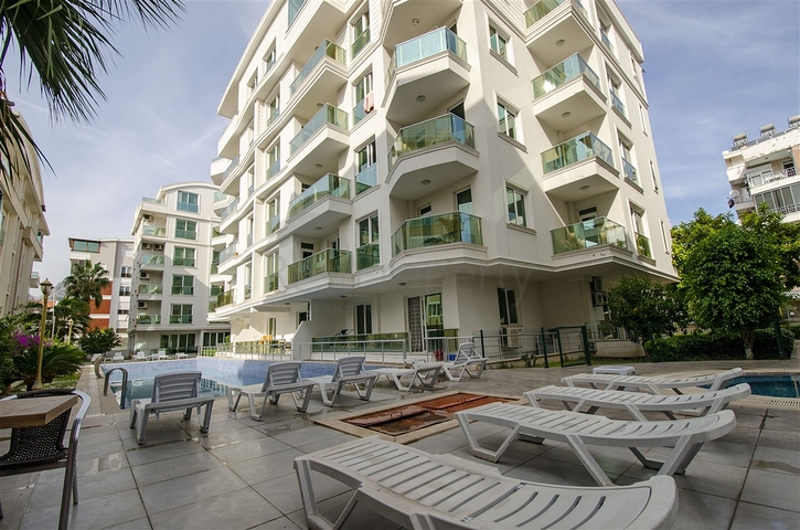 شقة بغرفة نوم واحدة مع أثاث في ليمان أنطاليا