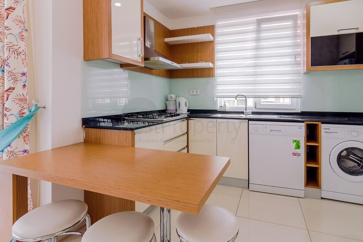 شقة بغرفة نوم واحدة مع أثاث في ليمان أنطاليا