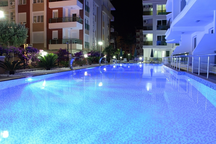 شقة بغرفة نوم واحدة مع أثاث في ليمان أنطاليا