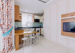 شقة بغرفة نوم واحدة مع أثاث في ليمان أنطاليا