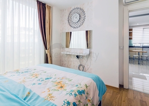 شقة بغرفة نوم واحدة مع أثاث في ليمان أنطاليا