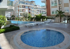 شقة بغرفة نوم واحدة مع أثاث في ليمان أنطاليا