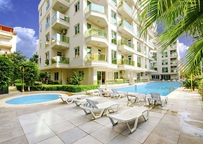 شقة بغرفة نوم واحدة مع أثاث في ليمان أنطاليا