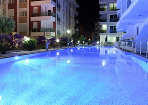 شقة بغرفة نوم واحدة مع أثاث في ليمان أنطاليا