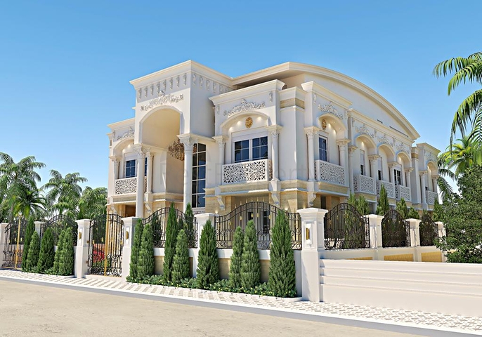 فيلا 8 + 2 على الطراز المغربي في انطاليا 800 متر من البحر