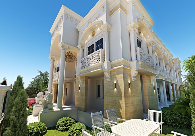 فيلا 8 + 2 على الطراز المغربي في انطاليا 800 متر من البحر