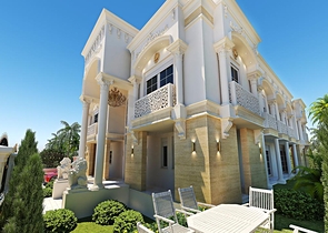 فيلا 8 + 2 على الطراز المغربي في انطاليا 800 متر من البحر