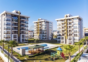 شقق 3 + 1 واسعة في مشروع تم الانتهاء منه في كيبيز