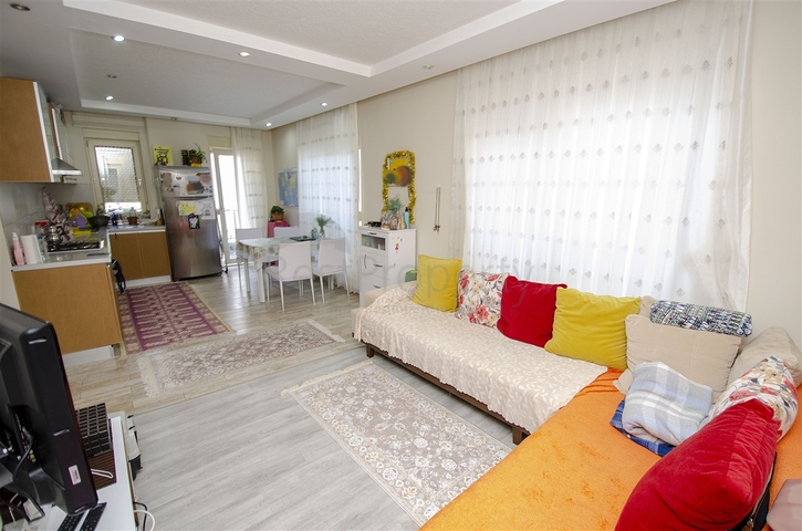 شقة 1 +1 مع الأثاث في ليمان 350 متر إلى البحر