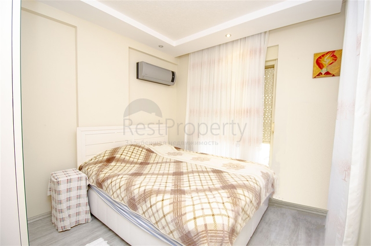 شقة 1 +1 مع الأثاث في ليمان 350 متر إلى البحر