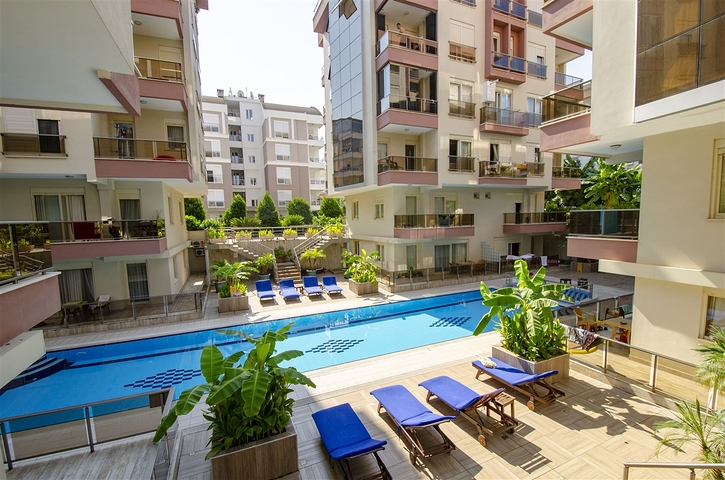 شقة 1 +1 مع الأثاث في ليمان 350 متر إلى البحر