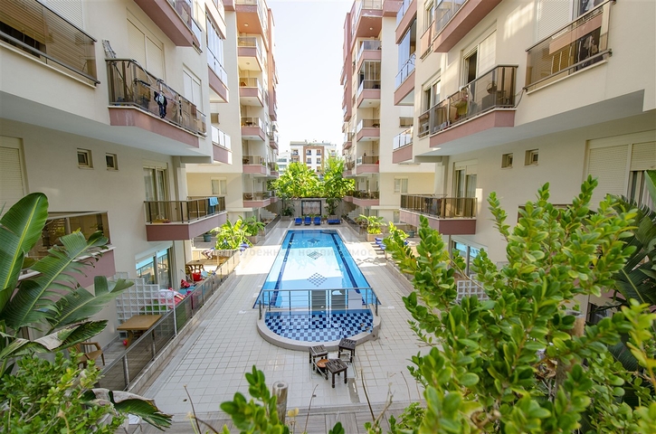 شقة 1 +1 مع الأثاث في ليمان 350 متر إلى البحر