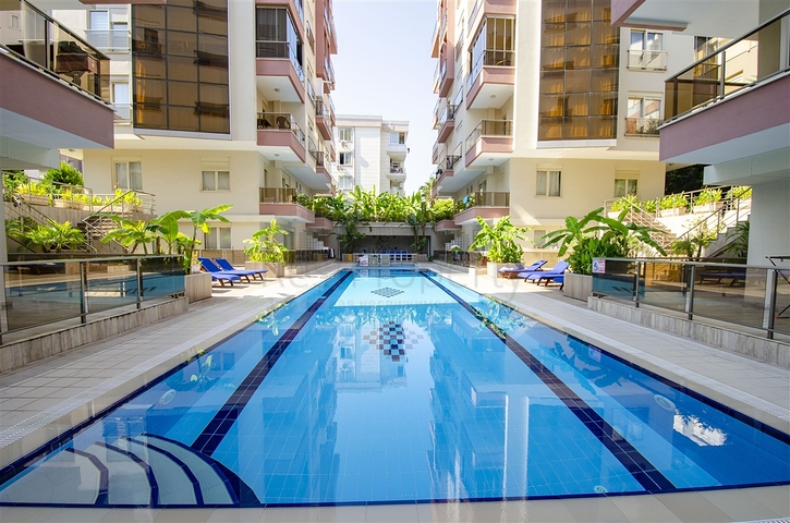 شقة 1 +1 مع الأثاث في ليمان 350 متر إلى البحر