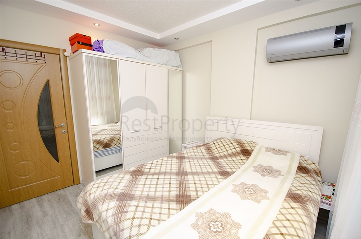 شقة 1 +1 مع الأثاث في ليمان 350 متر إلى البحر