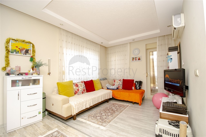 شقة 1 +1 مع الأثاث في ليمان 350 متر إلى البحر