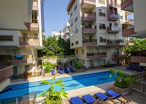 شقة 1 +1 مع الأثاث في ليمان 350 متر إلى البحر