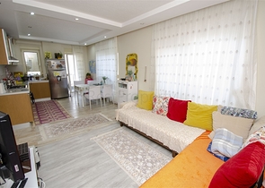 شقة 1 +1 مع الأثاث في ليمان 350 متر إلى البحر