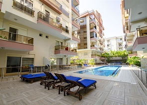 شقة 1 +1 مع الأثاث في ليمان 350 متر إلى البحر