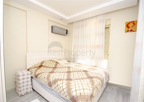 شقة 1 +1 مع الأثاث في ليمان 350 متر إلى البحر