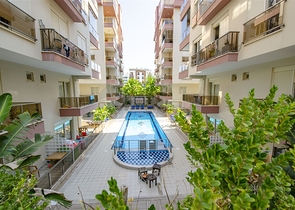 شقة 1 +1 مع الأثاث في ليمان 350 متر إلى البحر