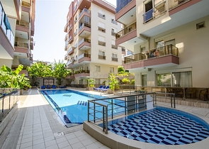 شقة 1 +1 مع الأثاث في ليمان 350 متر إلى البحر