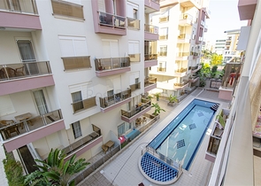 شقة 1 +1 مع الأثاث في ليمان 350 متر إلى البحر