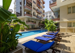 شقة 1 +1 مع الأثاث في ليمان 350 متر إلى البحر