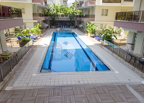 شقة 1 +1 مع الأثاث في ليمان 350 متر إلى البحر