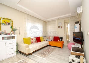 شقة 1 +1 مع الأثاث في ليمان 350 متر إلى البحر